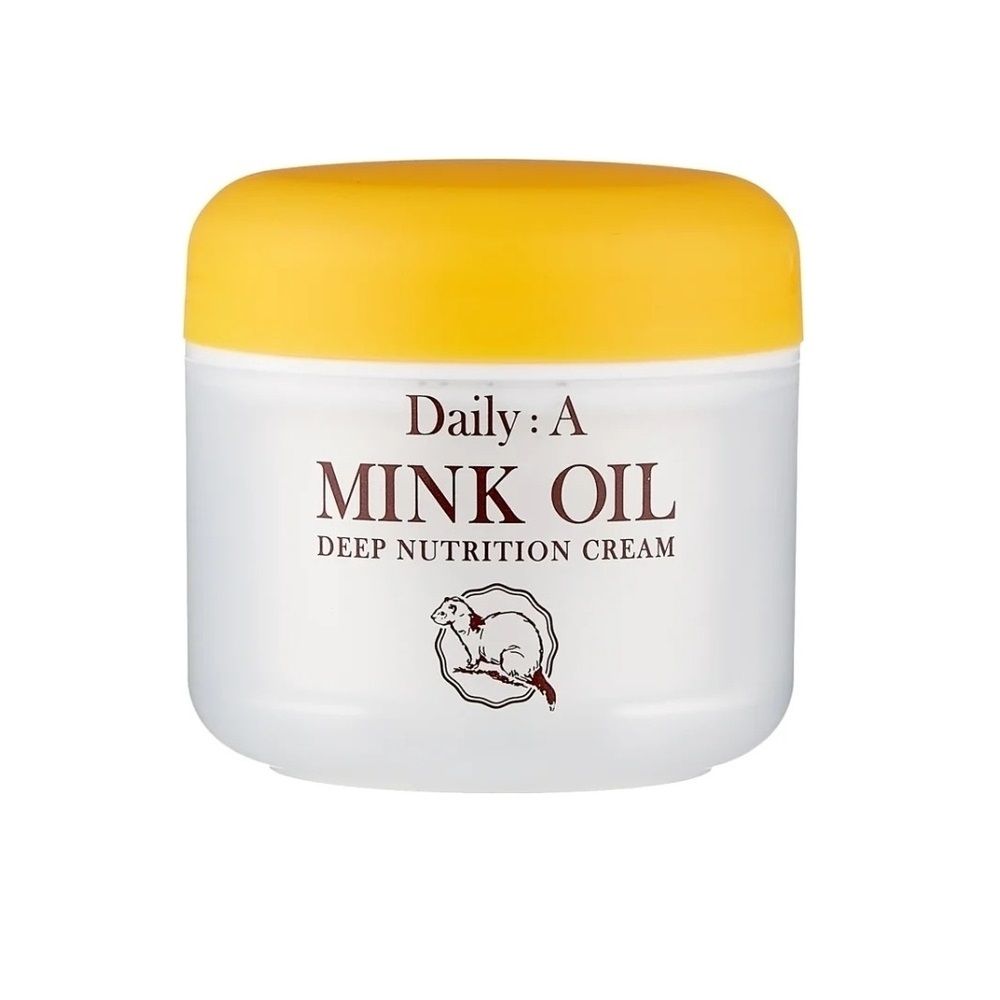 Крем для лица питательный Deoproce Daily: A Mink Oil Deep Nutrition Cream