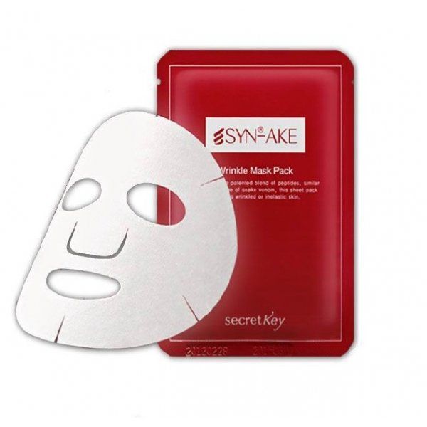 антивозрастная пептидная маска secret key syn-ake wrinkle mask pack