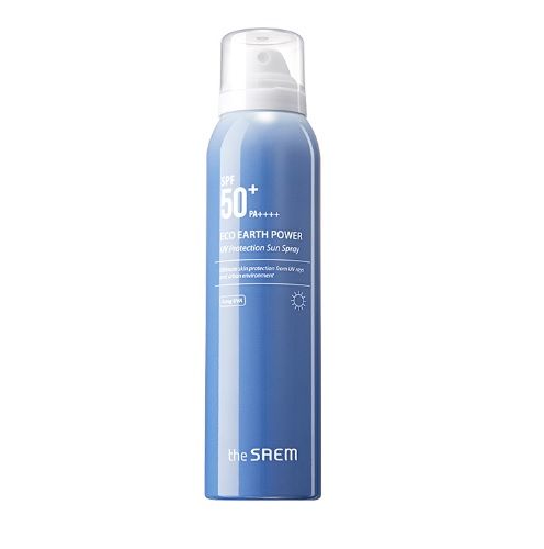 Спрей солнцезащитный The Saem Eco Earth Power UV Protection Sun Spray SPF50+ PA+++