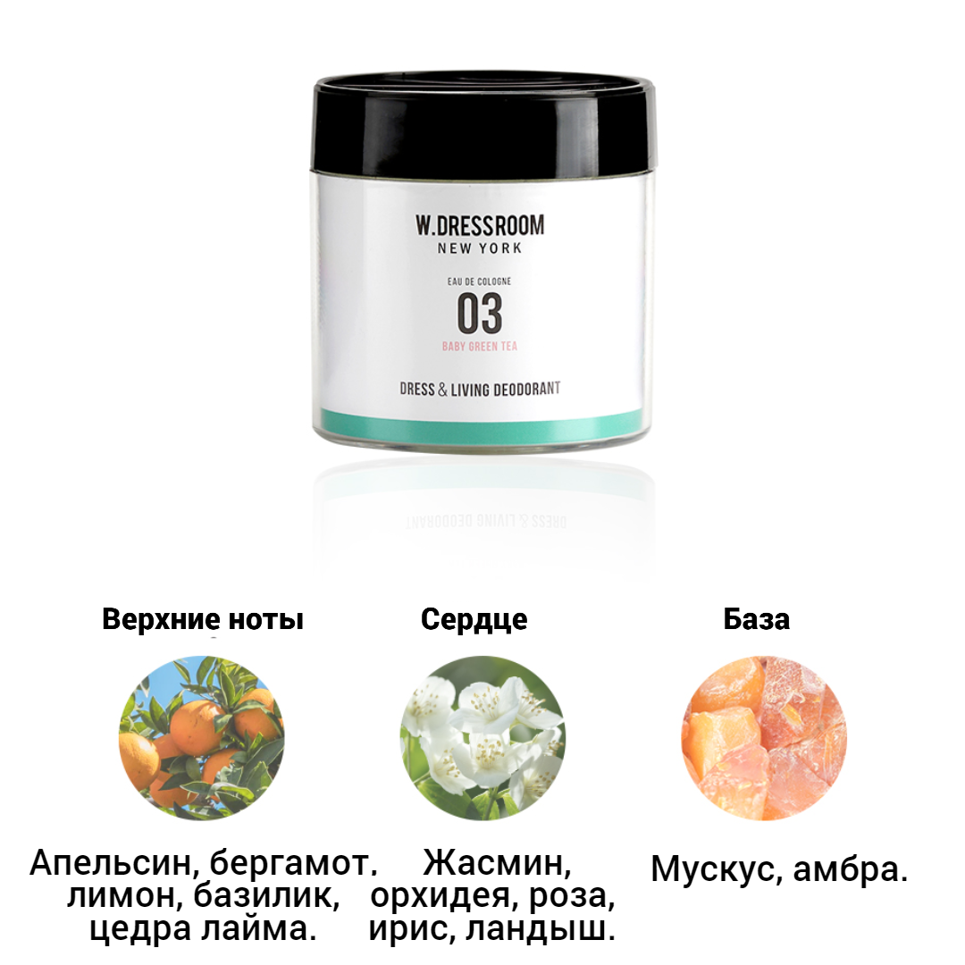 Ароматизатор гелевый для гардероба W.Dressroom Dress & Living Deodorant  купить - Новосибирск