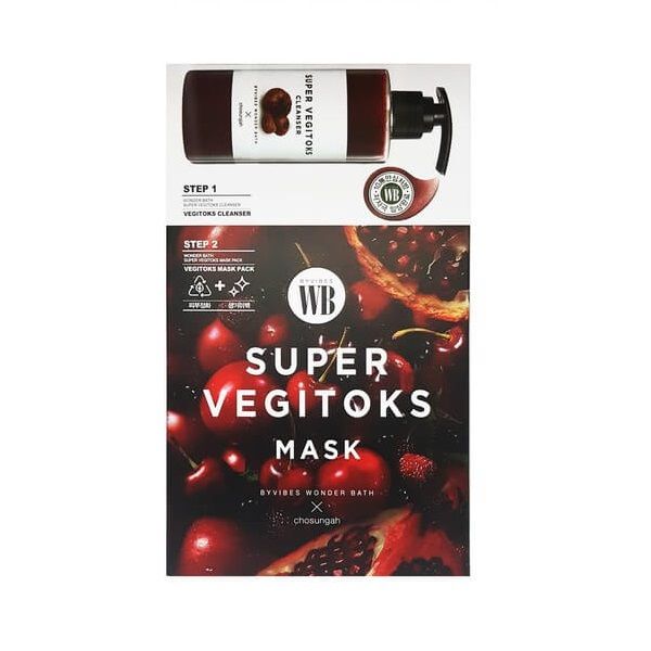 Двухступенчатая маска Chosungah By Vibes Wonder Bath Super Vegitoks Mask Red