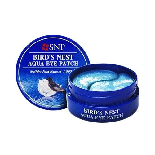 Патчи с экстрактом ласточкиного гнезда SNP Bird's Nest Aqua Eye Patch