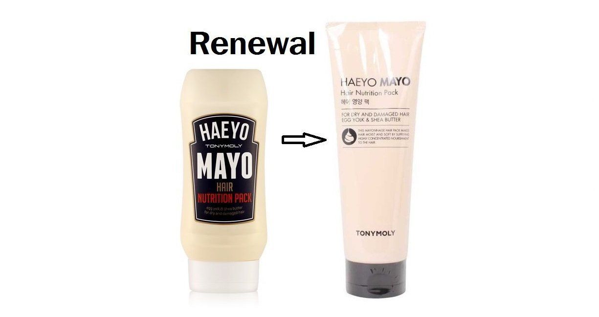 питательная маска для волос tony moly haeyo mayo hair nutrition pack