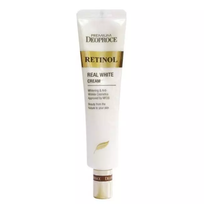 Крем с ретинолом для век и носогубных складок Premium Deoproce Retinol Real White Cream