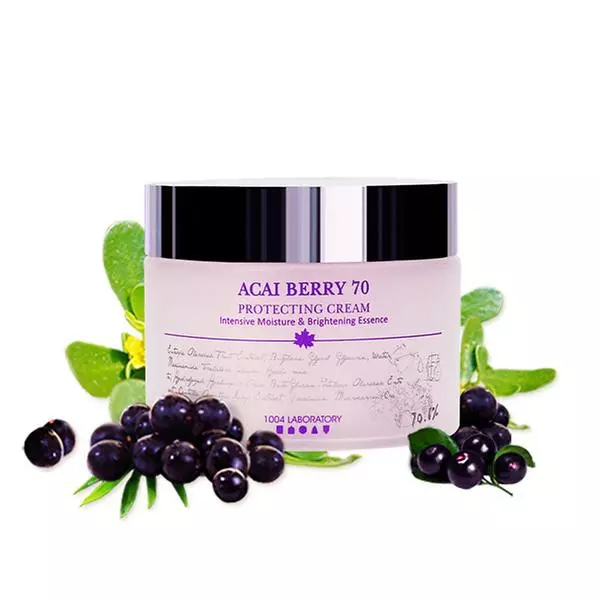 Крем для лица с ягодами асаи 1004 LAB Acai berry 70 lighting cream