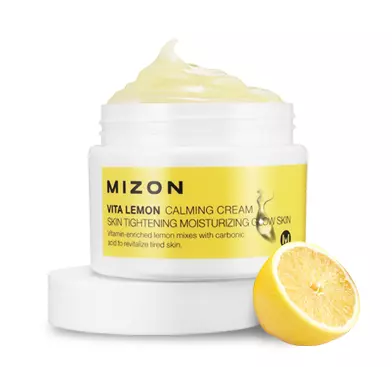 успокаивающий витаминный крем mizon vita lemon calming cream