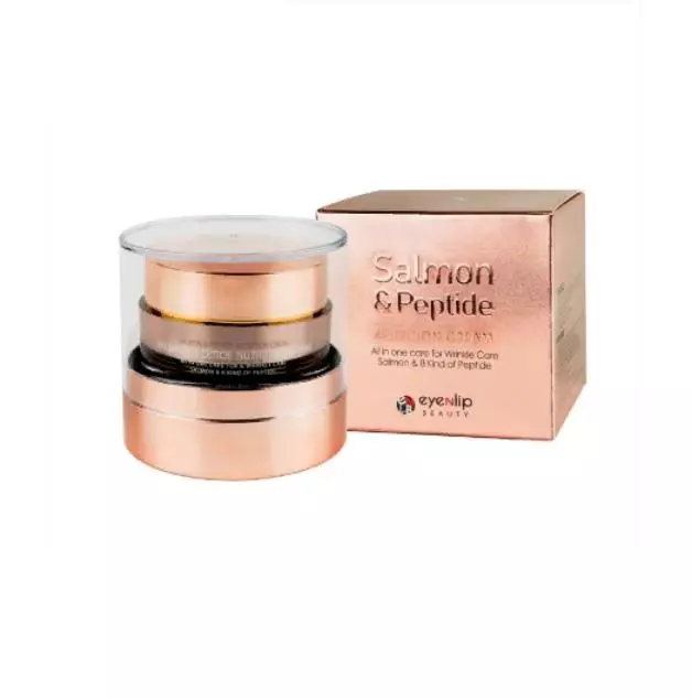 Пептидный крем для шеи с лососевым маслом Eyenlip Salmon & Peptide Nutrition Neck Cream