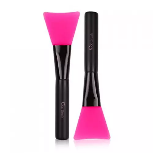 кисть для удобного нанесения масок coringco black pink pack brush