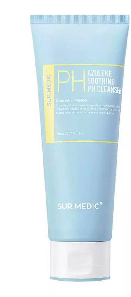 Пенка для чувствительной кожи с азуленом Sur.Medic+ Azulene Soothing Ph Cleanser
