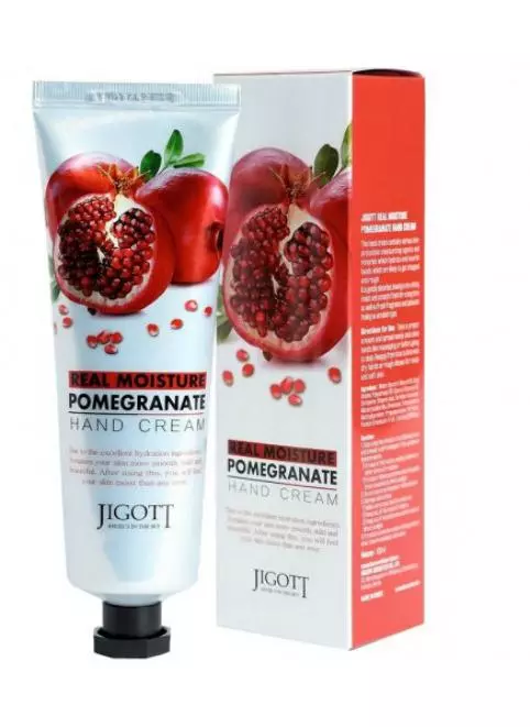 Крем для рук с экстрактом граната JIGOTT Real Moisture Pomegranate Hand Cream